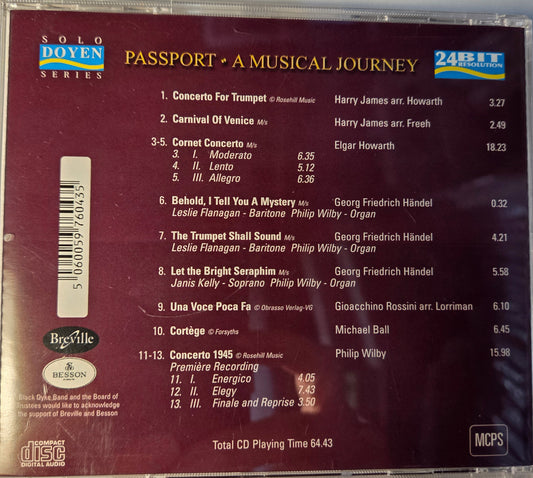 Roger Webster & Black Dyke Band - Passport (A Musical Journey) - Brass Band CD