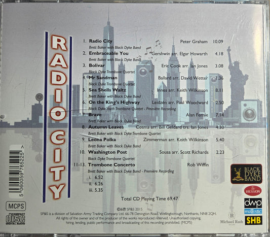 Brett Baker & Black Dyke Band - Radio City - Brass Band CD