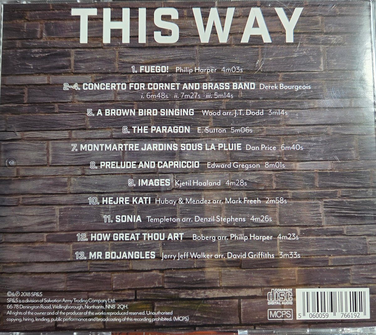 Tom Hutchinson & Cory Band - This Way - Brass Band CD