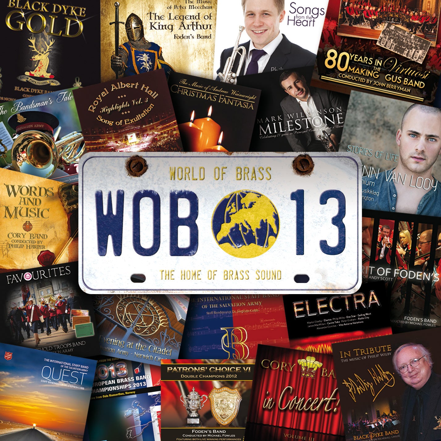 World of Brass - CD No. 13 (WOB13) - Brass Band CD