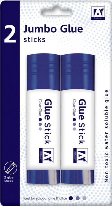 Jumbo Glue Sticks x 2