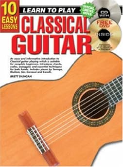 Learn to Play Classical Guitar (10 Easy Lessons) - With CD & DVD
