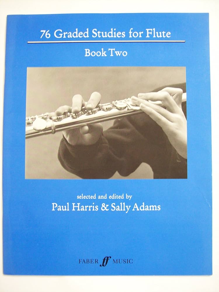 76 Graded Studies for Flute - Flute Study Sheet Music Book - Book 2 (Old Cover) - S2