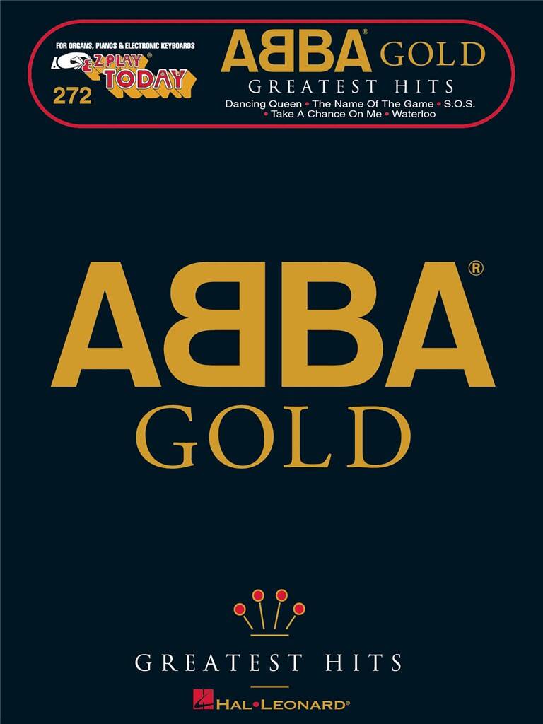 E-Z Play - ABBA Gold (Greatest Hits) - Keyboard Music Book