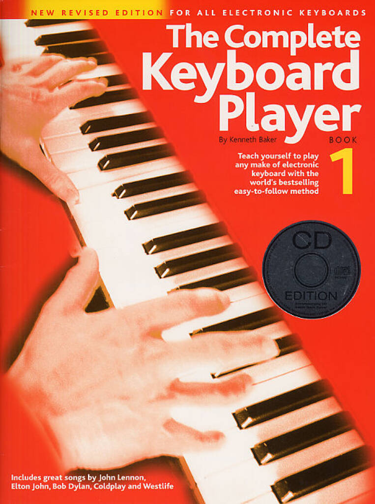 The Complete Keyboard Player Book 1 - Kenneth Baker - Keyboard Tutor Book with CD