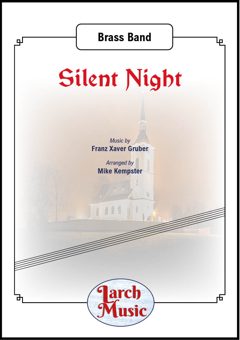Silent Night (Kempster) - Brass Band Sheet Music Full Score & Parts - LM930