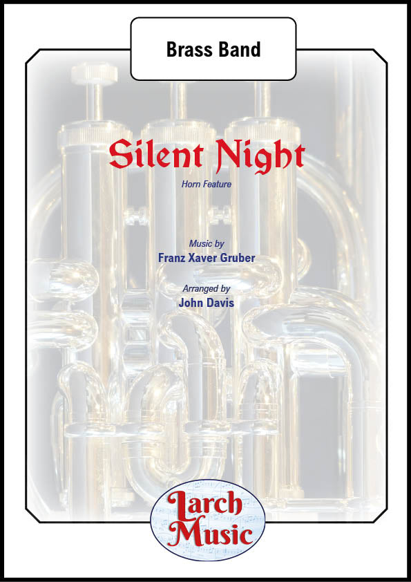 Silent Night (Davis) - Brass Band Sheet Music Full Score & Parts - LM945