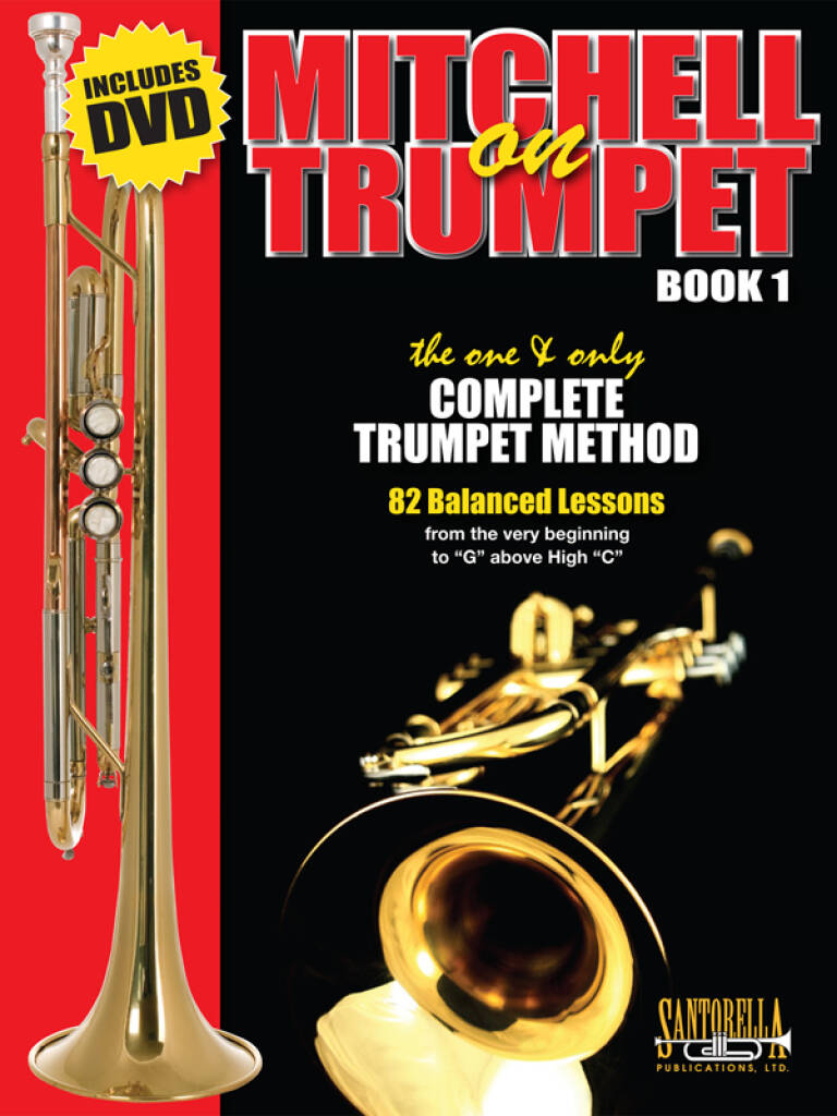 Mitchell on Trumpet Book 1 with DVD - Sheet Music Book
