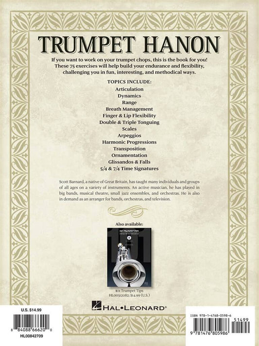 Trumpet Hanon - Sheet Music Book