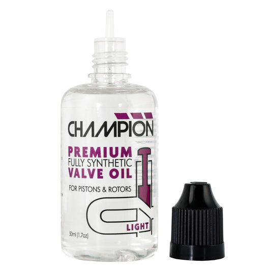 Champion Premium Fully Synthetic Valve Oil - Light - 50ml Bottle