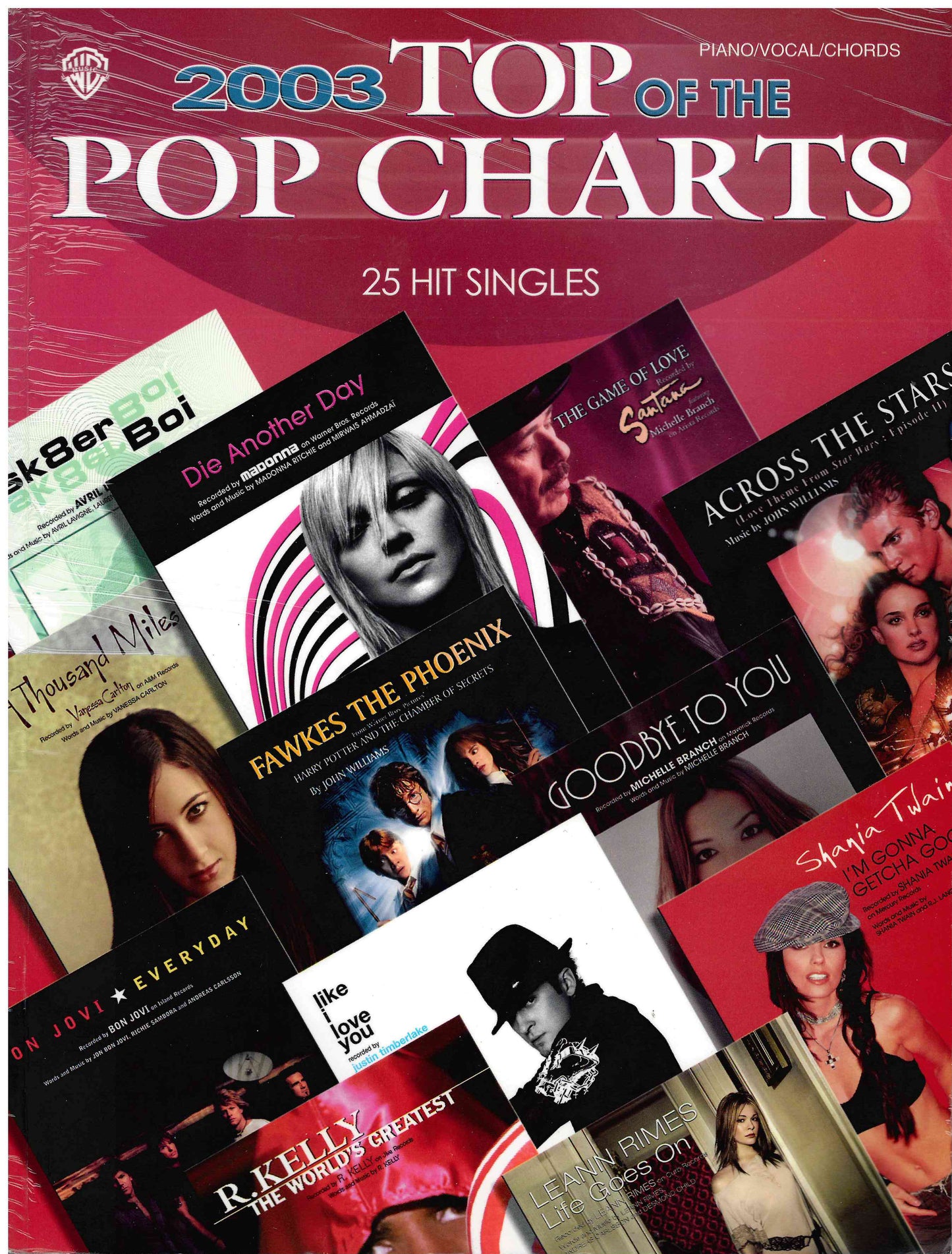 2003 Top of The Pop Charts - Piano/Vocal/Guitar