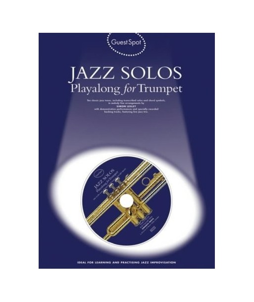 Jazz Solos - Guest Spot - Trumpet Playalong Book