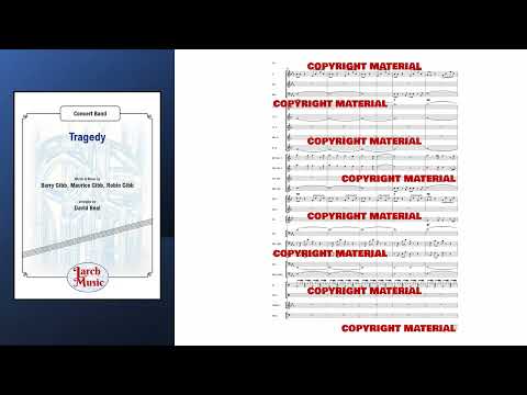 Tragedy - Concert Band Sheet Music Full Score & Parts - LMAM016