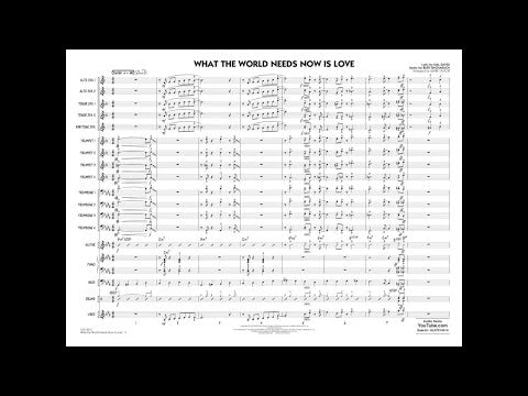 What the World Needs Now (Jazz Ensemble - Score and Parts)