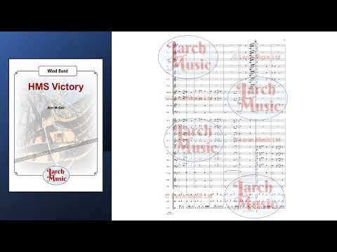 HMS Victory - Wind Band Sheet Music Full Score & Parts - LM996