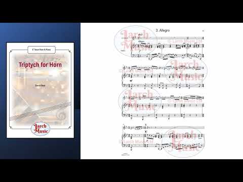 Triptych for Horn (David Beal) - Tenor Horn & Piano - LM051E
