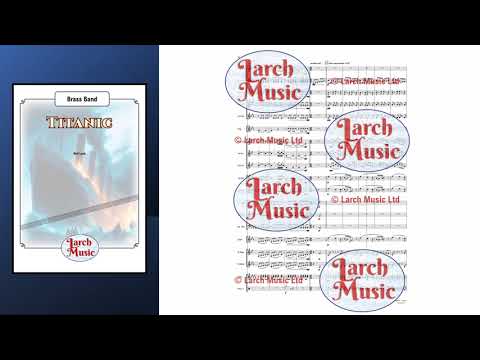 Titanic - Brass Band Sheet Music Full Score & Parts - LM447