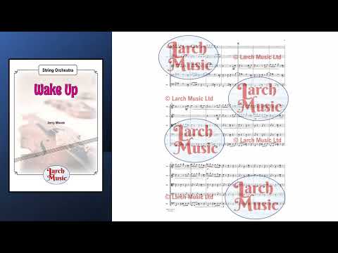 Wake Up (Jerry Moore) - String Orchestra Sheet Music Full Score and Parts - LM694