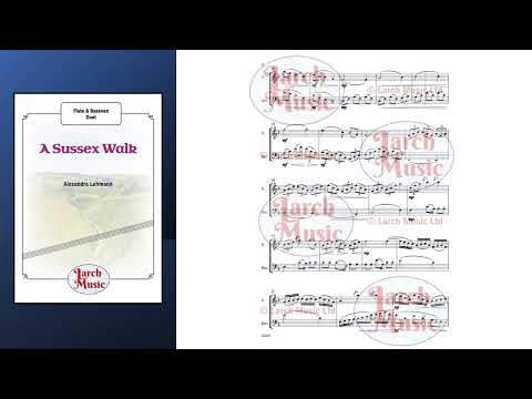 A Sussex Walk - Flute & Bassoon Duet - LM222