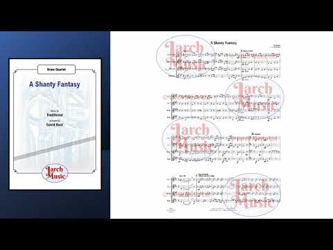 A Shanty Fantasy (Traditional arr. by David Beal) - Brass Quartet Full Score & Parts - LM023