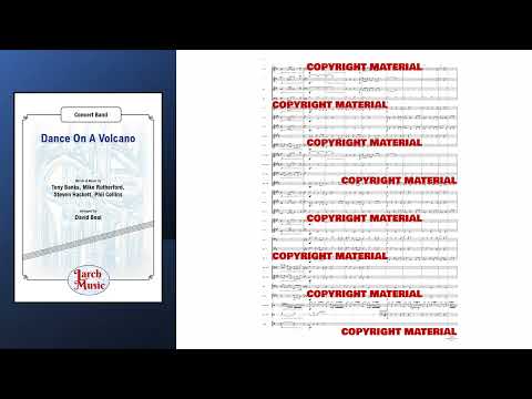 Dance On A Volcano - Concert Band Sheet Music Full Score & Parts - LMAM013
