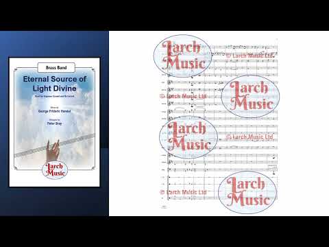 Eternal Source of Light Divine - Duet (Soprano Cornet & Bb Cornet) with Brass Band Full Score & Parts - LM548