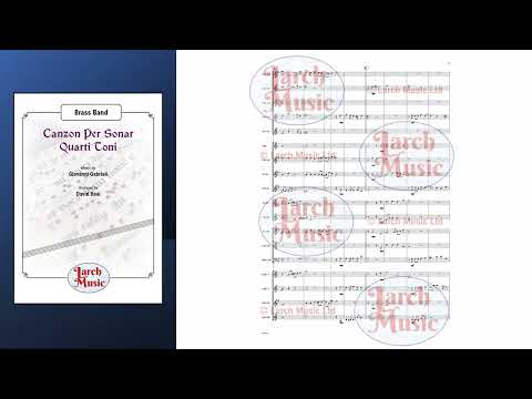 Canzon Per Sonar Qarti Toni CH185 - Brass Band - LM966