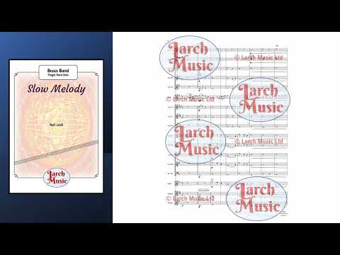 Slow Melody - Brass Band (Flugel Horn Solo) Full Score & Parts - LM599