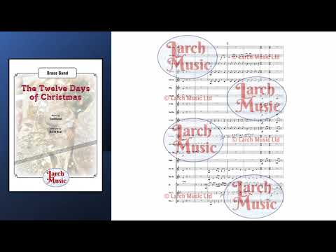The Twelve Days of Christmas (Traditional arr. by David Beal) - Brass Band Full Score and Parts - LM036