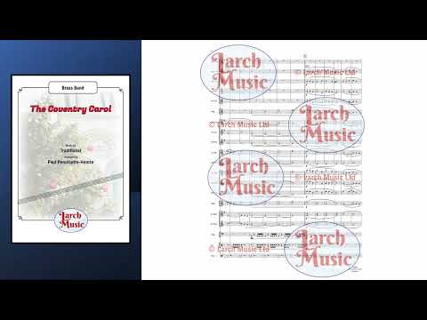 The Coventry Carol (Traditional arr. by Paul Pennicotte-Henrie) - Brass Band Full Score and Parts - LM495
