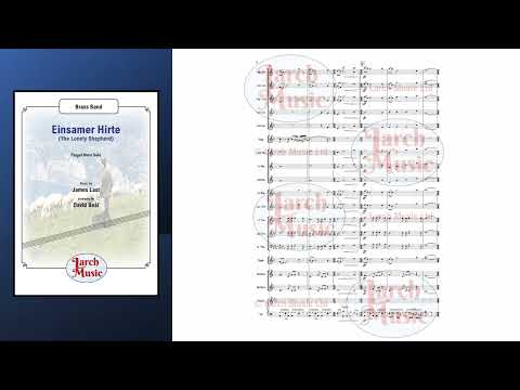 Einsamer Hirte (The Lonely Shepherd) (James Last arr. by David Beal) - Flugel Horn & Brass Band Sheet Music Full Score and Parts - LM702