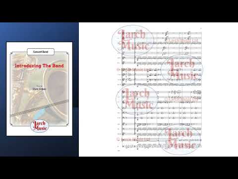 Introducing The Band - Concert Band Sheet Music Full Score & Parts - LM867