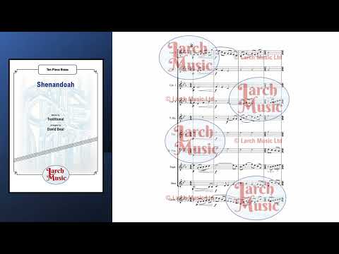 Shenandoah (Traditional arr. by David Beal) - Ten Piece Brass Ensemble Sheet Music Full Score & Parts - LM090