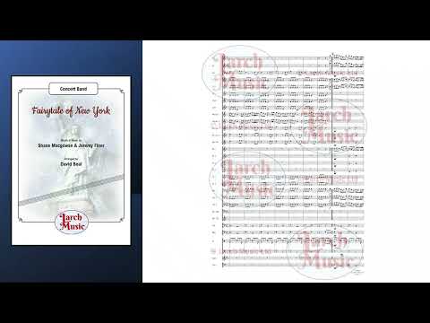 Fairytale of New York (Shane Macgowan & Jeremy Finer arr. by David Beal) - Concert Band Music Full Score & Parts - LMAM080