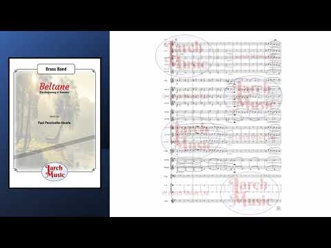 Beltane (The Beginning of Summer) (Paul Pennicotte-Henrie) - Brass Band Sheet Music Full Score and Parts - LM268