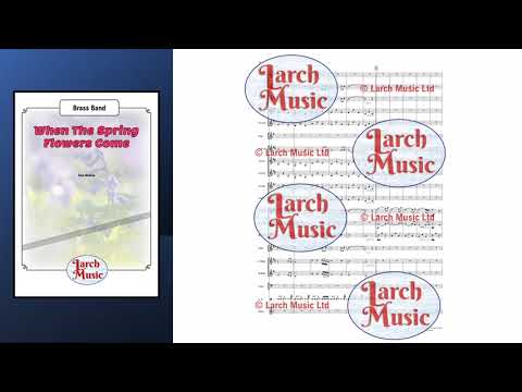 When The Spring Flowers Come (Alex McGee) - Brass Band Full Score and Parts - LM453