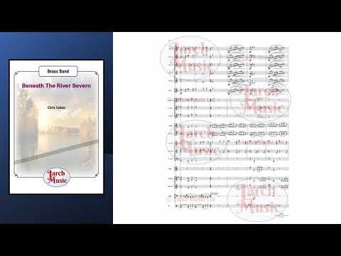 Beneath The River Severn (Chris Cobon) - Brass Band Sheet Music Full Score and Parts - LM283