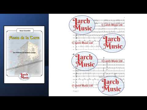 Fiesta de la Torre - Brass Ensemble Sheet Music Full Score & Parts - LM386