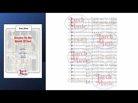 Breathe On Me Breath of God - Brass Band Sheet Music Full Score & Parts - LM942
