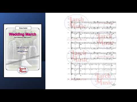 Wedding March - Brass Sextet Full Score & Parts - LM508