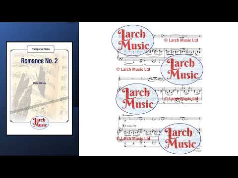 Romance No. 2 (Steve Halsey) - Trumpet & Piano Sheet Music - LM672