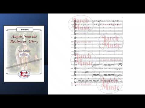 Angels from the Realms of Glory (French Traditional arr. Brian Harper) - Brass Band Full Score & Parts - LM649