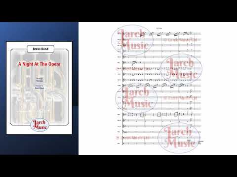 A Night At The Opera - Brass Band Sheet Music Full Score & Parts - LM162