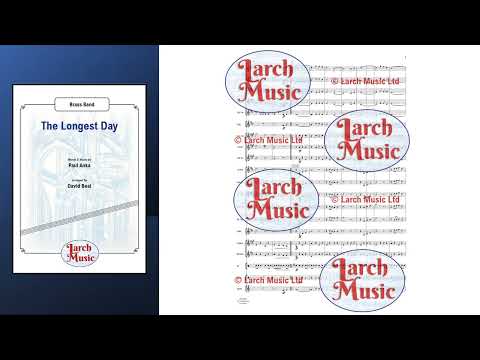 The Longest Day - Brass Band Sheet Music Full Score & Parts - LMAM047
