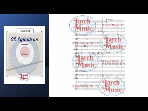 92 Squadron - Brass Band Sheet Music Full Score & Parts - LM372