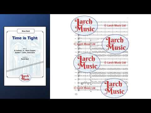 Time Is Tight - Brass Band Sheet Music Full Score & Parts - LMAM024