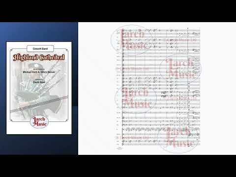 Highland Cathedral (Michael Korb & Ulrich Roever arr. by David Beal) - Concert Band Music Full Score & Parts - LMAM079