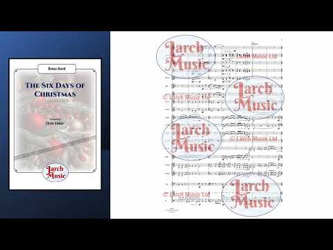 The Six of Days Christmas - Brass Band - LM436
