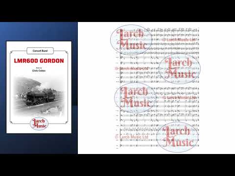 LMR600 Gordon - Concert Band Sheet Music Full Score & Parts - LM907