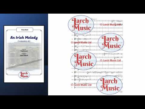 An Irish Melody (Traditional arr. by Dale Pittock) - Brass Band Sheet Music Full Score & Parts - LM459
